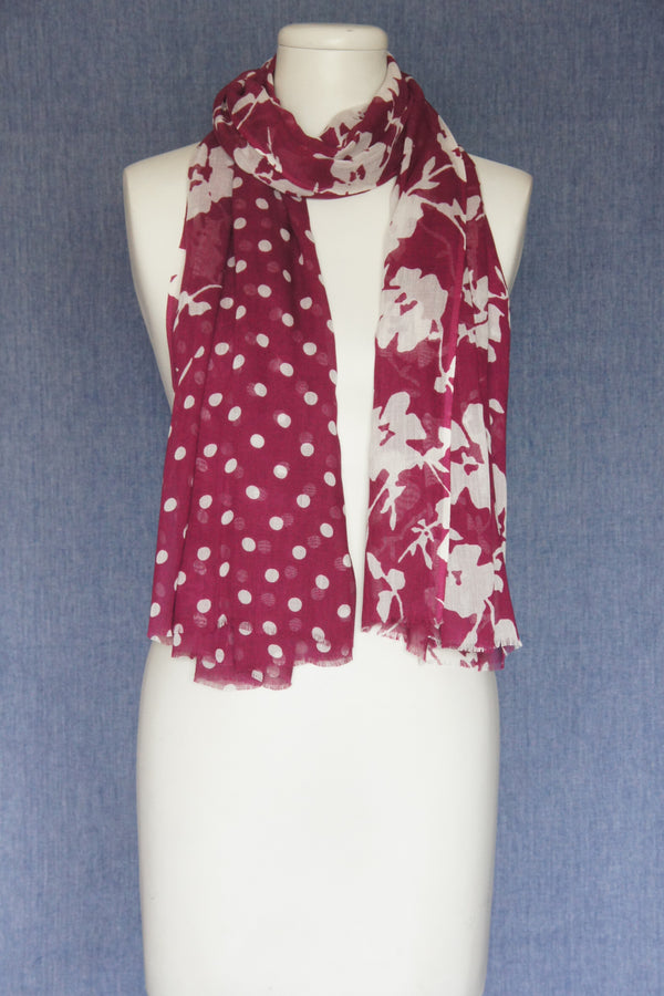 Diagonal Print Scarf (SE-1570)
